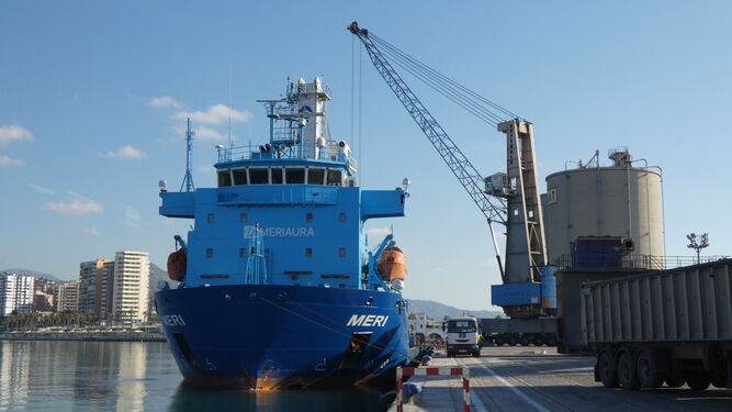 El puerto de Málaga reduce su flota de grandes grúas móviles